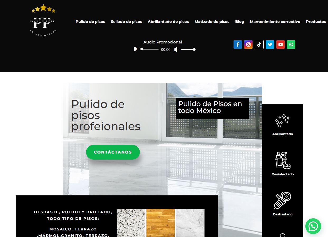 Pisos profesionales hecha en Conexionweb